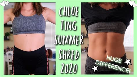 summer shred challenge Chloe Ting